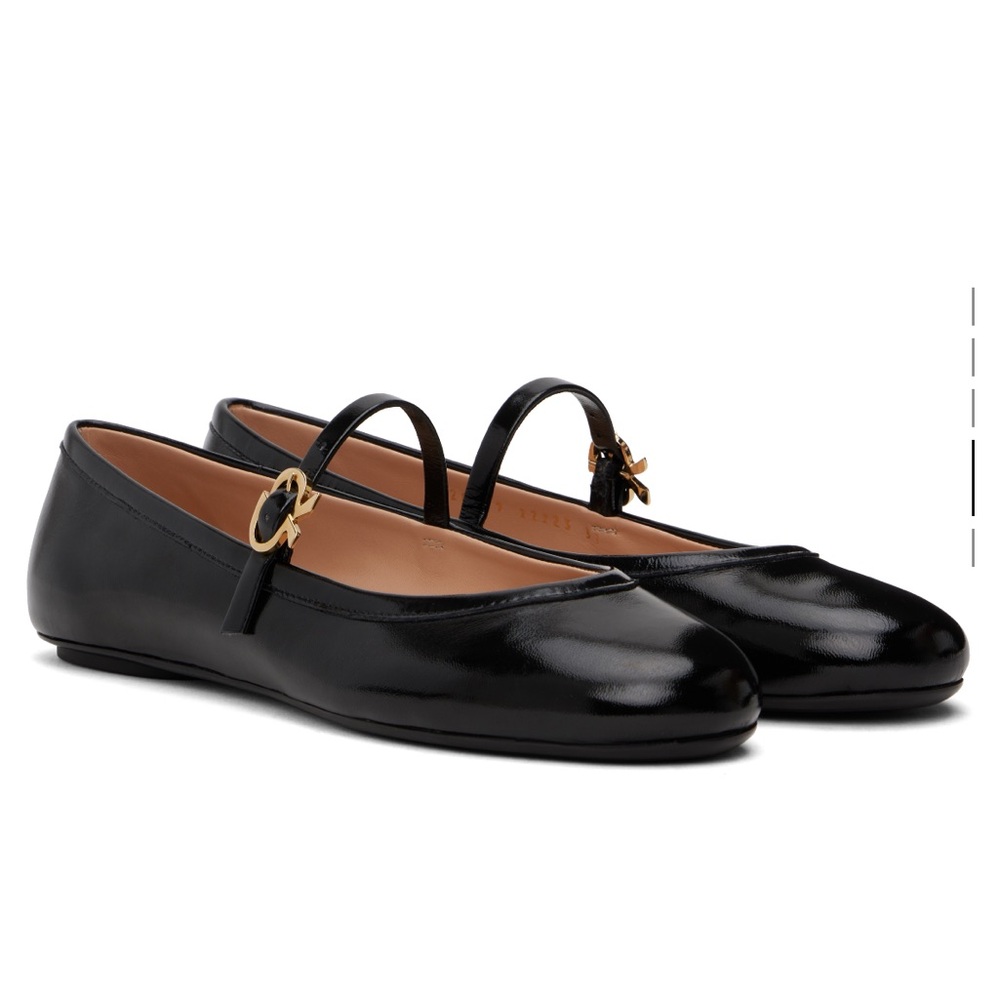 GIANVITO ROSSI black Carla ballet flats